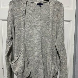 Heather grey cardigan